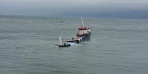 Balıkesir’in Bandırma ilçesinde Marmara Adası açıklarında bir kuru yük gemisi battı