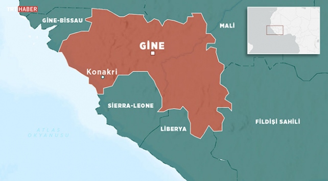 Gine’de  heyelanda en az 8 kişi öldü