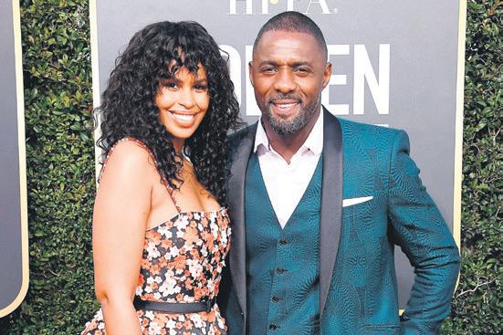 İngiliz aktör İdris Elba ve eşi Sabrina Elba da  yendi