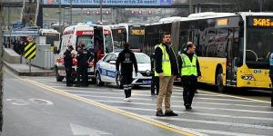 Haliç Köprüsü üzerinde aynı istikamette kaza