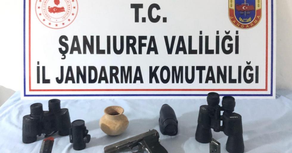 Şanlıurfa’da tarihi eser kaçakçılarına operasyon