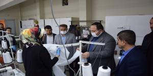 Viranşehir Belediye Başkanı Salih Ekinci, Tulum ve Maske Atölyesini Ziyaret Etti