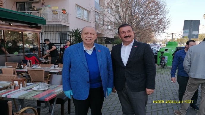 ABP Genel Başkanı Yalçın, Eski Bakan Okuyan ile Bir Araya Geldi