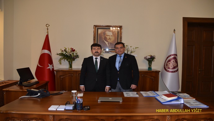 Misiad Genel Başkan Vekili Sökmen`den ASBÜ Rektörü Arıcan `a Ziyaret
