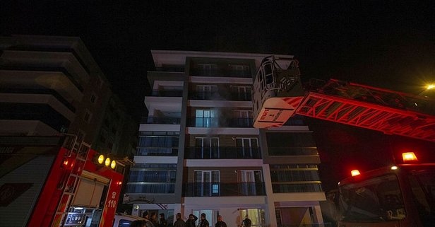 Ankara’nın Altındağ ilçesinde bir binada yangın çıktı