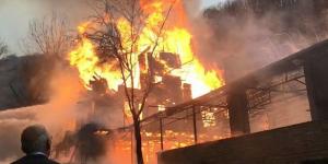 Kocaeli’nin Kartepe ilçesinde yangın çıktı