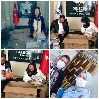 Konya `da “Gelecek Bizim Çocuklar” Kitap Projesi Hayata Geçti