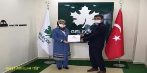 Zehra Söylemez Gelecek Partisi Konya İl Kadın Kolları Başkanı oldu