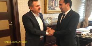 Başkan Samancı, Ağrı Valisi Süleyman Elban`a Teşekkür Etti