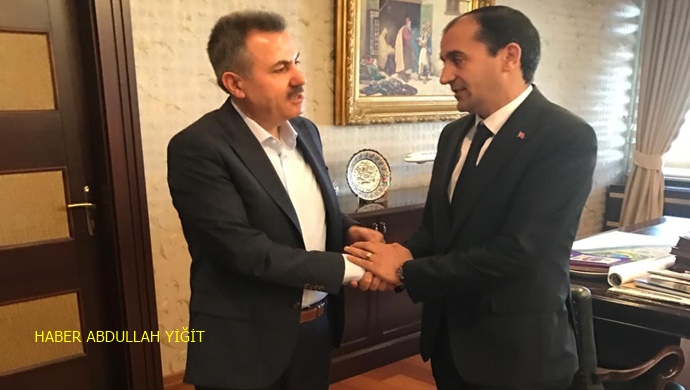Başkan Samancı, Ağrı Valisi Süleyman Elban`a Teşekkür Etti