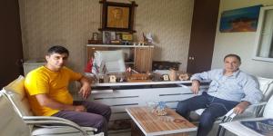 Vali Yardımcısı Ali Bezirgan, Hüseyin Kıran `ı Ziyaret etti