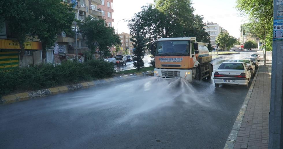 HALİLİYE’ DE SALGIN TEDBİRLERİ ALINMAYA DEVAM EDİYOR