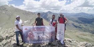 15 Temmuz şehitleri Mercan Dağları zirvesinde anıldı