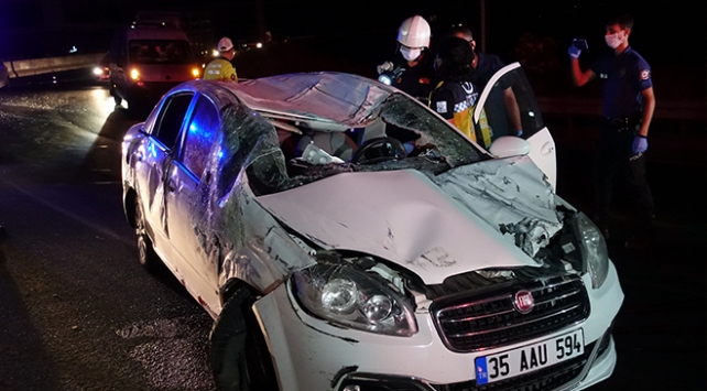 trafik kazasında bir kişi Öldü