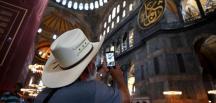 Ayasofya Camii’ne yerli ve yabancı turist akını