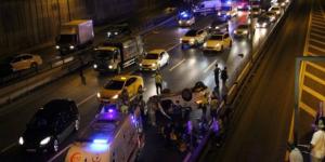 İstanbul`da zincirleme trafik kazasında 1’i ağır 4 kişi yaralandı