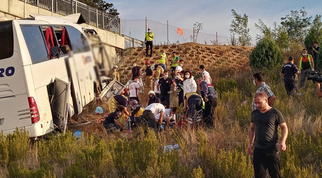 Kuzey Marmara Otoyolu’nda otobüs kazası: 5 kişi öldü, çok sayıda yaralı var