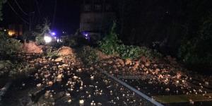 Rize’de şiddetli yağış: 2 kişi yaralandı