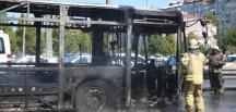 Alev alev yanan metrobüste faciadan dönüldü