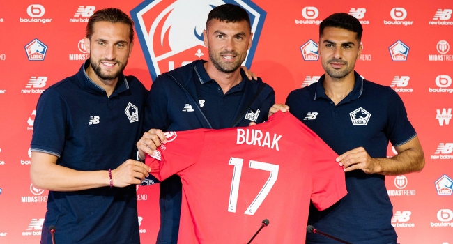 Lille’in kadrosuna kattığı Burak Yılmaz