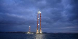 1915 Çanakkale Köprüsü’nde çalışma halatı montajı başladı