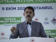 Bakan Kurum: 77 ilimizde 270 millet bahçesi yapıyoruz