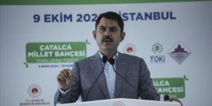 Bakan Kurum: 77 ilimizde 270 millet bahçesi yapıyoruz