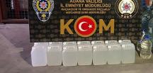 Adana’da 618 litre sahte içki ele geçirildi