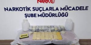 Malatya’da 31 kilo 268 gram eroin ele geçirildi