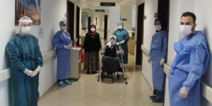 110 yaşındaki hasta koronavirüsü yendi