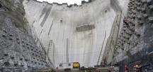 Türkiye’nin en yüksek barajında 247 metreye ulaşıldı