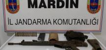 Mardin’de uzun namlulu silah ve mühimmat ele geçirildi