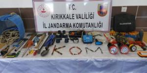 Kırıkkale’de kaçak kazı yapan 6 kişi yakalandı