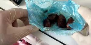 Uyuşturucu maddeyi hurmaya enjekte ettiler