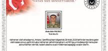 Ankara’da silah kazası sonucu 1 asker şehit oldu!