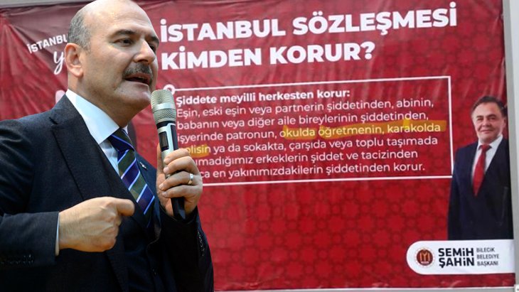 O afişler kaldırıldı, belediye başkanı hakkında da soruşturma başlatıldı