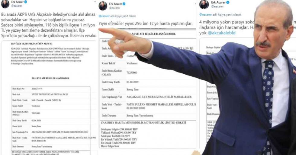 Erk Acarer Akçakale Belediyesinde skandal
