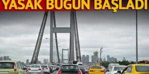 TEM’de ağır vasıta yasağı başladı!