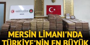 Mersin Limanı’nda 1 ton kokain yakalandı