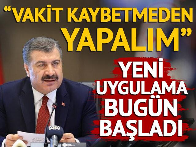 Koca duyurdu! Aşılamada yeni uygulama başladı