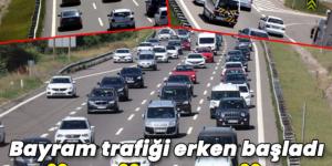 Bayram trafiği başladı