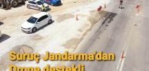 Suruç Jandarma’dan drone destekli denetim