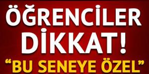 “Bu seneye özel” diyerek duyurdu: İkinci ek yerleştirme yapılacak