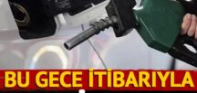 Bu gece itibarıyla benzine 29 kuruş zam