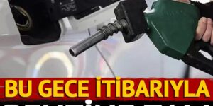 Bu gece itibarıyla benzine 29 kuruş zam