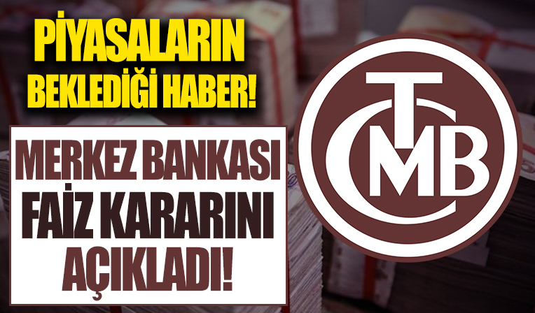 Merkez Bankası ekim ayı faiz kararını açıkladı!