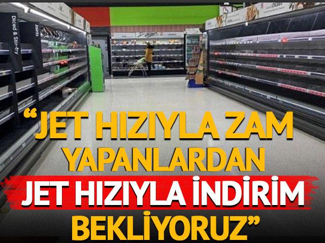 Jet hızıyla fiyatları yükselttiler aynı hızda indirsinler