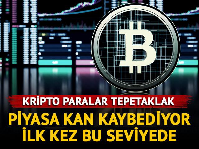 Kripto paralar tepetaklak! Piyasa değeri kan kaybediyor: İlk kez…