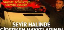 Seyir halindeki minibüste neye uğradıklarını şaşırdılar! 1’i ağır 5 yaralı