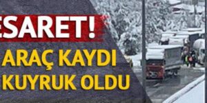 TEM’de esaret devam ediyor! Bolu’da meydana gelen kaza nedeniyle trafik tamamen durdu